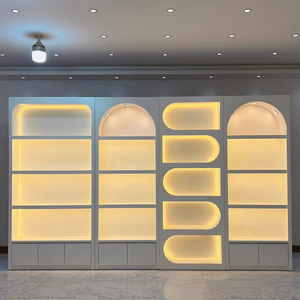 Vitrine <span class=keywords><strong>de</strong></span> présentation cosmétique moderne et luxueuse sur mesure, design écologique pour salon <span class=keywords><strong>de</strong></span> beauté - Product Image 2