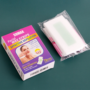 Bandes <span class=keywords><strong>de</strong></span> <span class=keywords><strong>cire</strong></span> <span class=keywords><strong>froide</strong></span> pour sourcils, pour épilation du visage, 72 pièces - Product Image 2