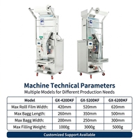 Machine D'Emballage et de Remplissage Automatique pour Poudre de Détergent, Savon ou Lessive en Sachet de 100g, 250g, 500g, 1kg pour Petits Granulés