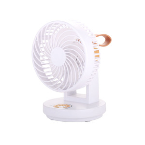Desktop Electric <b>Fan</b> Rechargeable DC Power Remote Control Air Circulating Small <b>Fan</b> For Dorm Office Desk White - Product Image 1