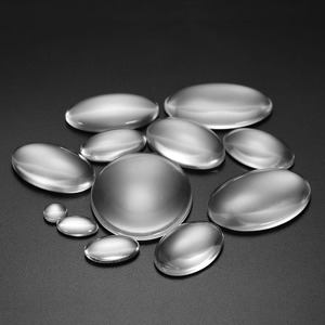 Matériel d'incrustation en verre ovale pour la fabrication de bracelets, composants de bijoux en verre transparent AC0417 - Product Image 4
