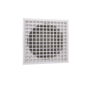 Grille carrée en plastique à lamelles fixes de 100-200 mm pour ventilateurs axiaux à des fins de ventilation - Product Image 5