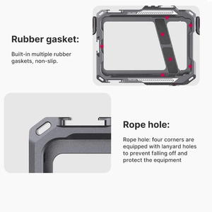 Ulanzi Lino Smartphone Cage, Estuche para Grabación de Videos con Móvil para <span class=keywords><strong>iPhone</strong></span> 16 15 14 <span class=keywords><strong>13</strong></span> 12 Samsung, Empuñadura, Soporte para Vlog, Estabilizador de Video - Product Image 5