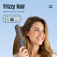 Lisseur de cheveux Resuxi HS-906 2 en 1, sèche-cheveux et lisseur pour cheveux humides et secs, avec flux d'air à haute vitesse pour tous les types de cheveux