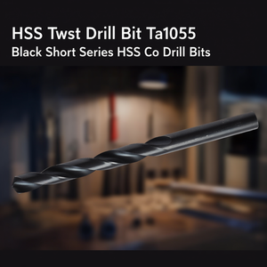 Foret hélicoïdal HSS TA1055, série courte noire, forets HSS-Co - Product Image 3