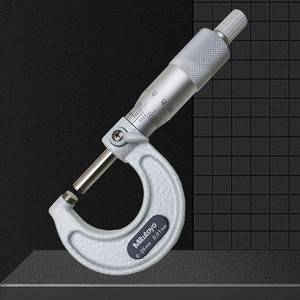 Mitutoyo Outside <b>Micrometer</b> 0-25mm 0.01mm Resolution Precision Measurement Tool - Product Image 4