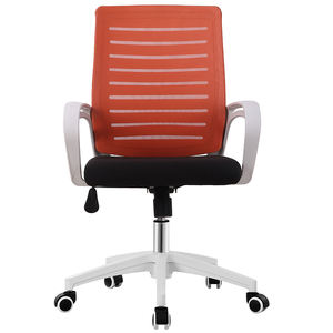 Kostenlose Probe Mesh-Komponente Schlaf Korea Besucher Rolling Hochwertiger Kunststoff Weiß Chrom Stahl Rücken Ergo Bürostuhl In Taiwan - Product Image 2