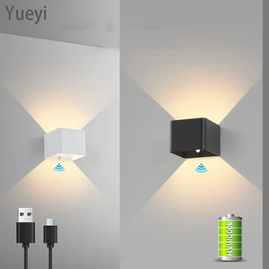 Model6w USB sạc Led cảm biến Đèn tường trong nhà/ngoài trời không dây điều khiển từ xa cho nhà vườn phòng chiếu sáng - Product Image 2