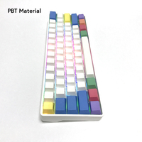 Keyboard Mini Nirkabel Mekanik Gateron Switch RGB Backlit Anti-Ghosting Programmable 61 Tombol untuk PC Gaming Gamer