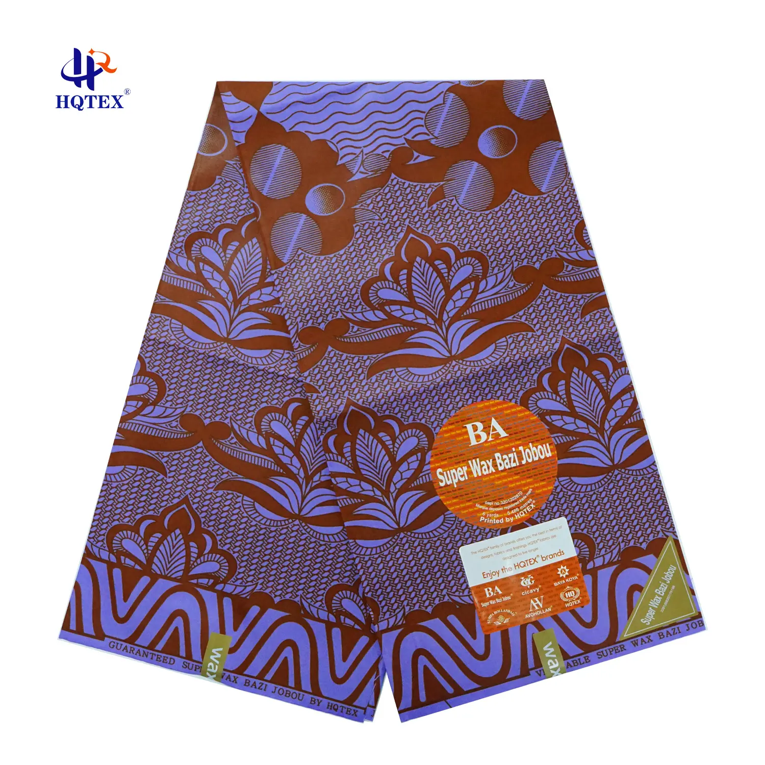 Hot Selling Textile Plain Cloth Veritable Polyester Afrikanisches Wachs druckt Baumwoll stoff