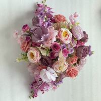 Centres de table élégants en soie personnalisés avec boules de fleurs de pivoine pour mariage, fête, événement, restaurant, décoration de fiançailles