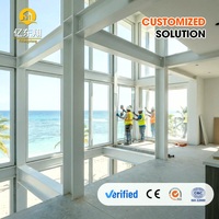 Estructura Metálica Profesional para Edificios, Estructura de Acero para Apartamentos con Acabado Pintado para Residencias de Gran Altura