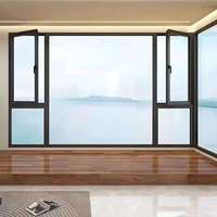 Ventanas Modernas de Eficiencia Energética para Uso Comercial y Residencial con Rotura de Puente Térmico, Aluminio y Doble Vidrio Templado