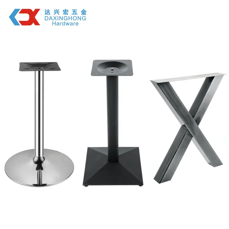 Wholesale Custom Steel Furniture Feet Metal Office Desk Legs Adjustable Height Coffee Table Legs for Dining