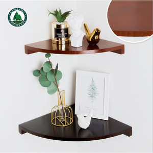 Hirohiro Corner <b>Wall</b> Shelf Floating Irregular <b>Display</b> Rack For Indoor Decor - Product Image 2