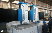Machine de perçage de tôles tubulaires CNC Raintech Gantry pour la fabrication d'échangeurs thermiques