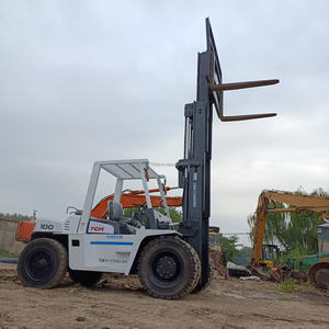 Chariot élévateur TCM 10 tonnes d'occasion avec 3m 4.5m d'étages et composant principal de moteur diesel d'occasion à changement de vitesse latéral en stock - Product Image 6