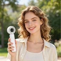 Vente en gros de ventilateurs portables à batterie électrique haute vitesse, rechargeables par USB, mini ventilateurs à main pour une utilisation en extérieur, en voiture, à l'hôtel