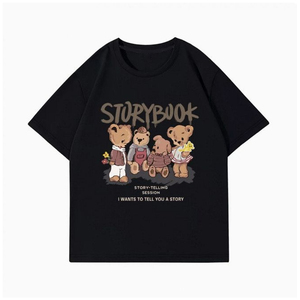 T-shirt de pyjama en coton 100 % doux et écologique pour femme, imprimé par transfert thermique, teinture à faible impact, vêtements de nuit éthiques pour les consommateurs soucieux de l'environnement - Product Image 1