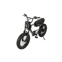 Moped électrique 48V, moteur arrière sans balais 200-350W, batterie au lithium, cadre en acier, vélo de rue pour adultes, conduite tout-terrain