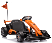 Kart électrique pour enfants McLaren sous licence, batterie 24V10AH, double moteur 775, fonction drift, longueur réglable, voiture de course en plastique