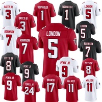 Vente en gros Nouveau style cousu Atlanta # 1 Tagovailoa # 9 Penix Jr # 11 Walker # 7 Robinson # 5 maillots de football américain de Londres