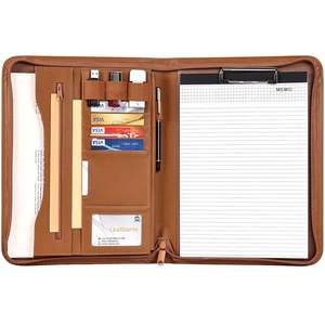 Gangtong Leathario A4 Portfolio Portfolio Organisateur de conférence Carnet d'écriture Dossier de présentation professionnel - Product Image 3