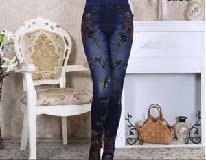14 Colours Wholesale Women Girls Jeans Autumn Winter Thick <strong>Wool</strong> Ring Style Jeans Long <strong>Pants</strong> - Product Image 3
