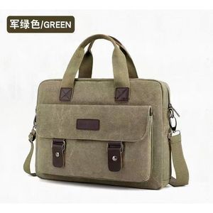 Canvas <b>Messenger</b> <b>Bag</b> <b>Men</b> Women Large Durable Zipper Closure Buckle Design All Seasons Business Use - Product Image 5