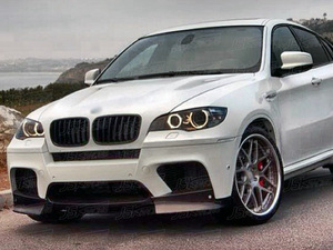 Alerón Delantero de Fibra de Carbono para BMW Serie <span class=keywords><strong>X</strong></span> X5M X6M E70 E71 2007-2013, Actualización al Estilo ARKYM - Product Image 2