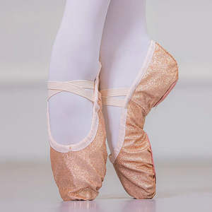 Chaussures <span class=keywords><strong>de</strong></span> ballet à paillettes Yoga Gym Chaussons plats Rose Bleu Rose <span class=keywords><strong>Rouge</strong></span> Couleurs Ballet Chaussures <span class=keywords><strong>de</strong></span> <span class=keywords><strong>danse</strong></span> pour filles Enfants Femmes Enseignant - Product Image 3