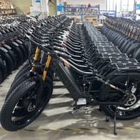 Электрический горный велосипед HC26 с полной подвеской, двойной амортизацией, зимними широкими шинами, высокоскоростными внедорожными характеристиками, 48В 30Ач