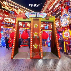 เครื่องเล่นงานรื่นเริง Tolefun CE สำหรับ 2 คน ไฟ LED โครงสร้างโลหะ ขนาดใหญ่ สำหรับใช้งานกลางแจ้ง อุปกรณ์สวนสนุก ธีมงานรื่นเริง เกมแข่งขันแขวนเวลา - Product Image 2