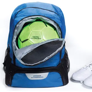 Tùy chỉnh trẻ em không thấm nước bóng đá Ba lô lớn sinh viên bóng đá túi với ngăn giày