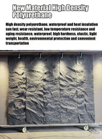 Panneau mural en pierre artificielle PU de conception moderne EONCRED pour la maison et le bureau - Écologique, imperméable et ignifuge