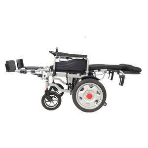Silla de ruedas eléctrica plegable y ligera de acero al carbono 50112-L140 - Product Image 1