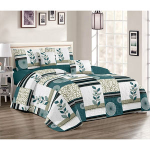 أغطية مفرش أسِرة نباتية مطبوعة من البوليستر للبيع بالجملة ، تُستخدم في كل المواسم لحاف - Product Image 5