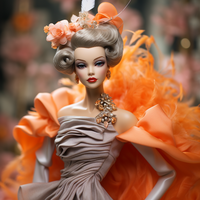 Poupées Reborn Réalistes, Poupées Souples à la Mode en PVC/Vinyle, Mini Jouets pour Filles
