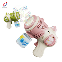 Pistolet à bulles électrique portable en forme de dinosaure pour enfants, jouet d'été en gros de Chengji