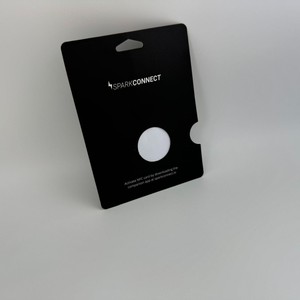 ที่ใส่บัตร SparkConnect NFC สีดำด้าน รูปทรงสี่เหลี่ยมผืนผ้า พร้อมช่องใส่และห่วงคล้อง สำหรับบัตรสมาชิกและบัตรเครดิต - Product Image 2