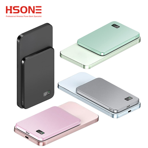 <span class=keywords><strong>Power</strong></span> <span class=keywords><strong>Bank</strong></span> Magnético Inteligente Ultra-Fino de Alumínio 15W para Celular, Relógio e Fones de Ouvido Portátil - Product Image 6