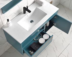 Tocador de baño de lujo Juego completo de <span class=keywords><strong>sanatorio</strong></span> de baño Pakistán Menards Gabinetes de lavabo de baño - Product Image 3