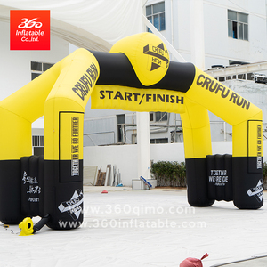 نفخ تصميم مخصص للإعلان أقواس سباق عملاقة قابلة للنفخ ، خيمة إعلانية لديكور الأحداث الرياضية - Product Image 2
