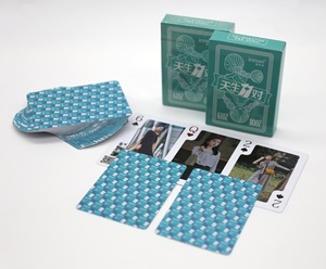 Chinese manufacturer 0.3mm PVC custom printing front and back 100% PVC new plastic Playing Cards
