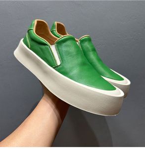 Zapatillas Deportivas de Plataforma con Suela de Goma para Hombre y Mujer, Estilo Casual Minimalista, Cómodas, Hechas a Mano, de Gamuza Color Bronceado - Product Image 4