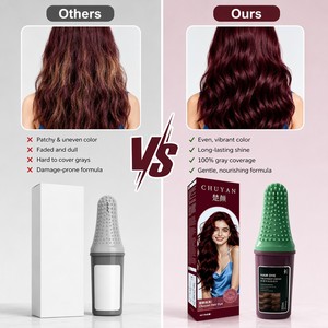 Tinte para el Cabello en Crema Color Borgoña 200ml, Precio de Fábrica, OEM, Marca Privada, Logotipo Personalizado, Venta al Por Mayor - Product Image 2