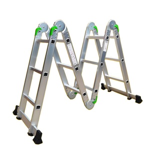 Yongkang-escalera plegable multiusos para <span class=keywords><strong>trabajar</strong></span> <span class=keywords><strong>EN</strong></span> alturas, bisagras grandes de aluminio, diseño <span class=keywords><strong>EN</strong></span> 131 - Product Image 3