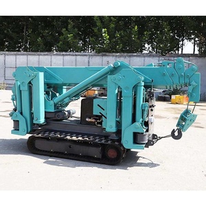 Spider Mini <span class=keywords><strong>Crane</strong></span> 3T 8T 12T Control remoto Estabilizadores hidráulicos Vehículo 3T 5T Gas y eléctrico Mutual Power <span class=keywords><strong>Track</strong></span> <span class=keywords><strong>Crane</strong></span> Spiders - Product Image 4