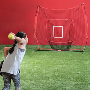 Filet de <span class=keywords><strong>baseball</strong></span> softball de haute qualité, <span class=keywords><strong>cage</strong></span> portable avec gros trou - Product Image 3
