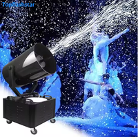 Machine à neige mobile 3000W avec jet à 90/360 degrés, canon à neige pour arbre de Noël et fête